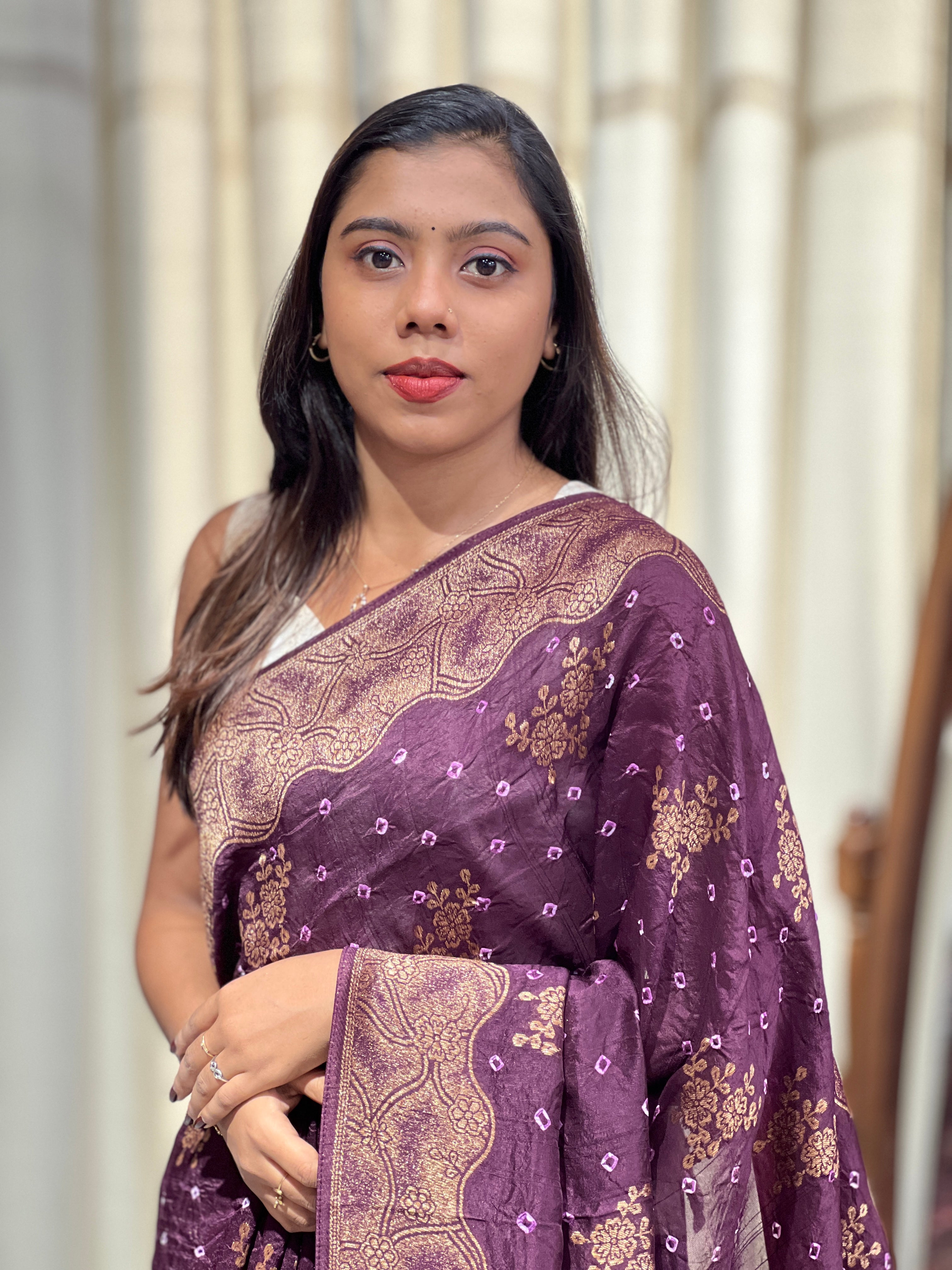 Banarasi Woven Semi Tussar Saree | YNG1212