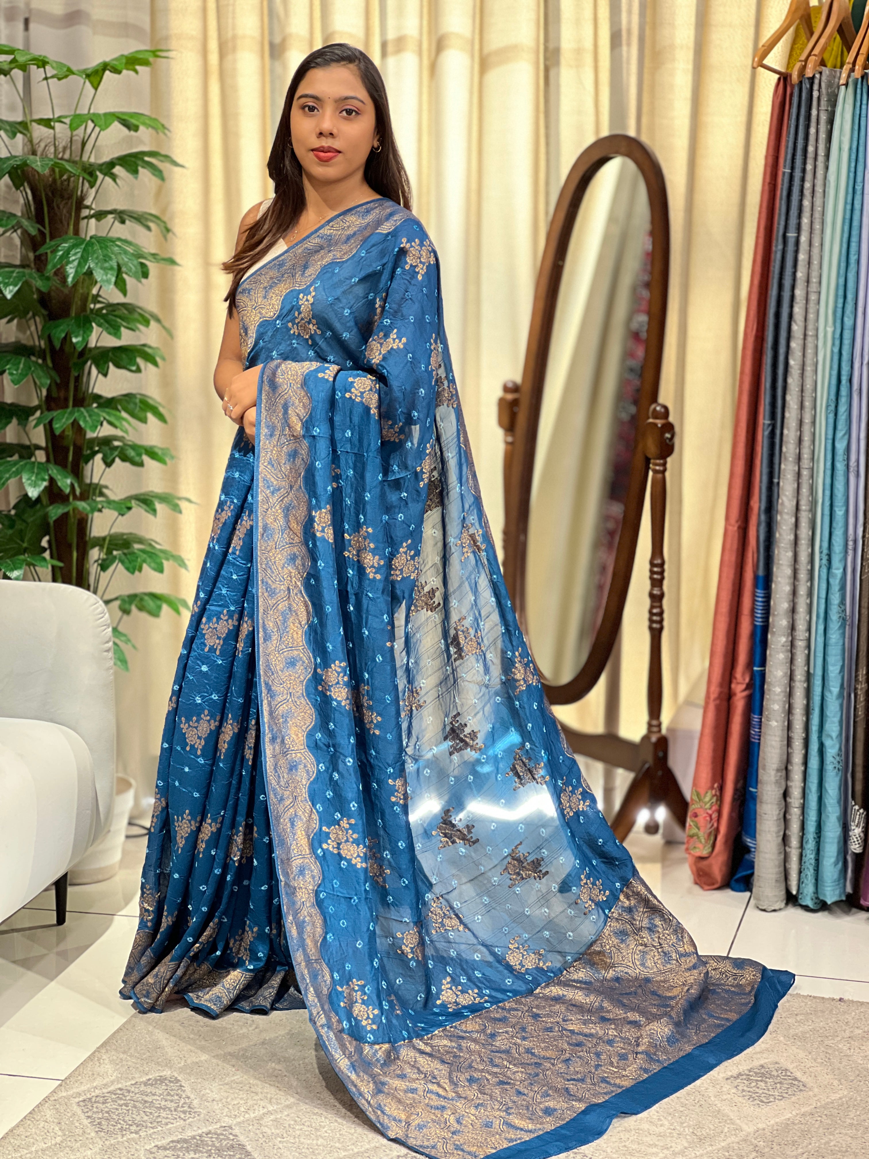 Banarasi Woven Semi Tussar Saree | YNG1211