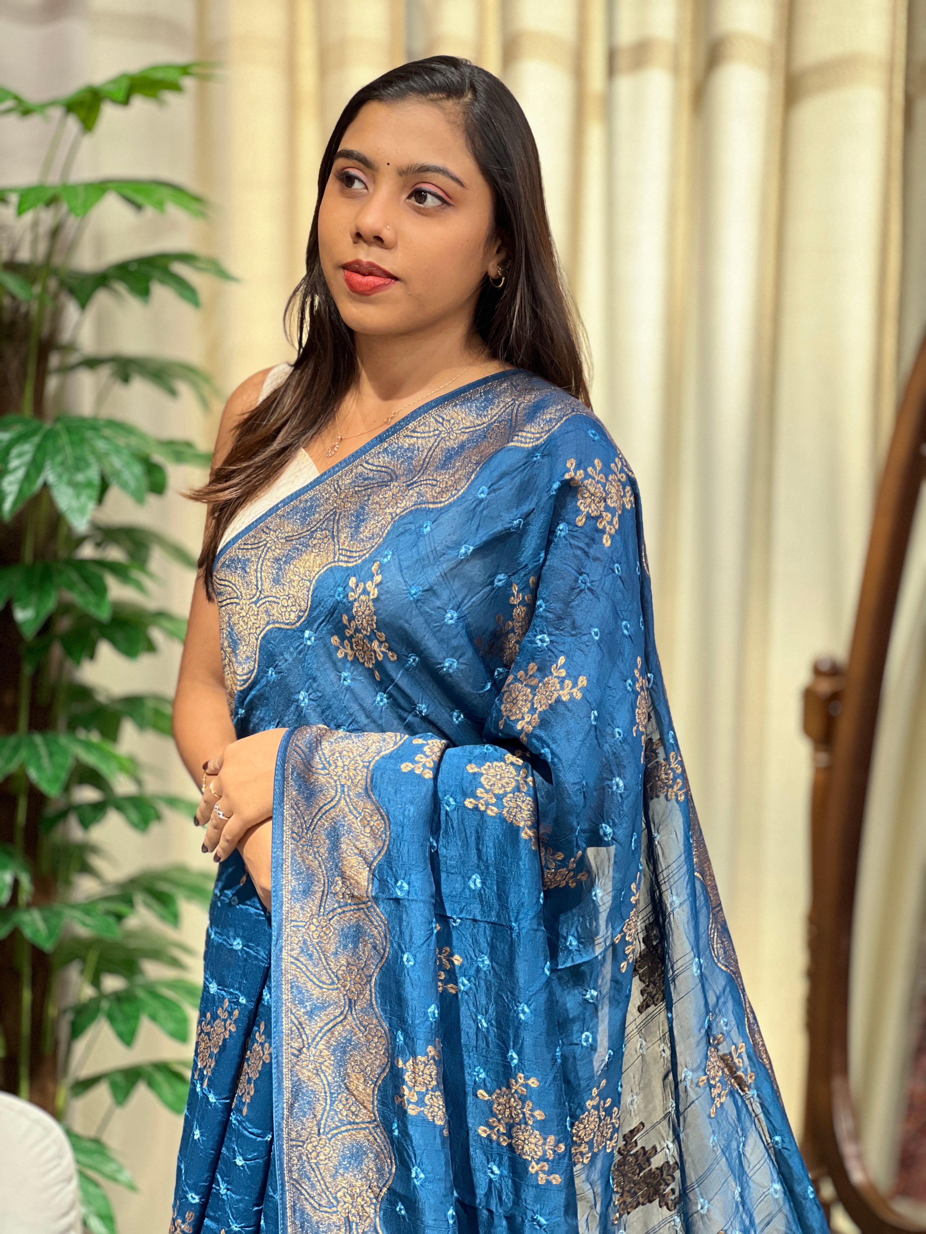 Banarasi Woven Semi Tussar Saree | YNG1211