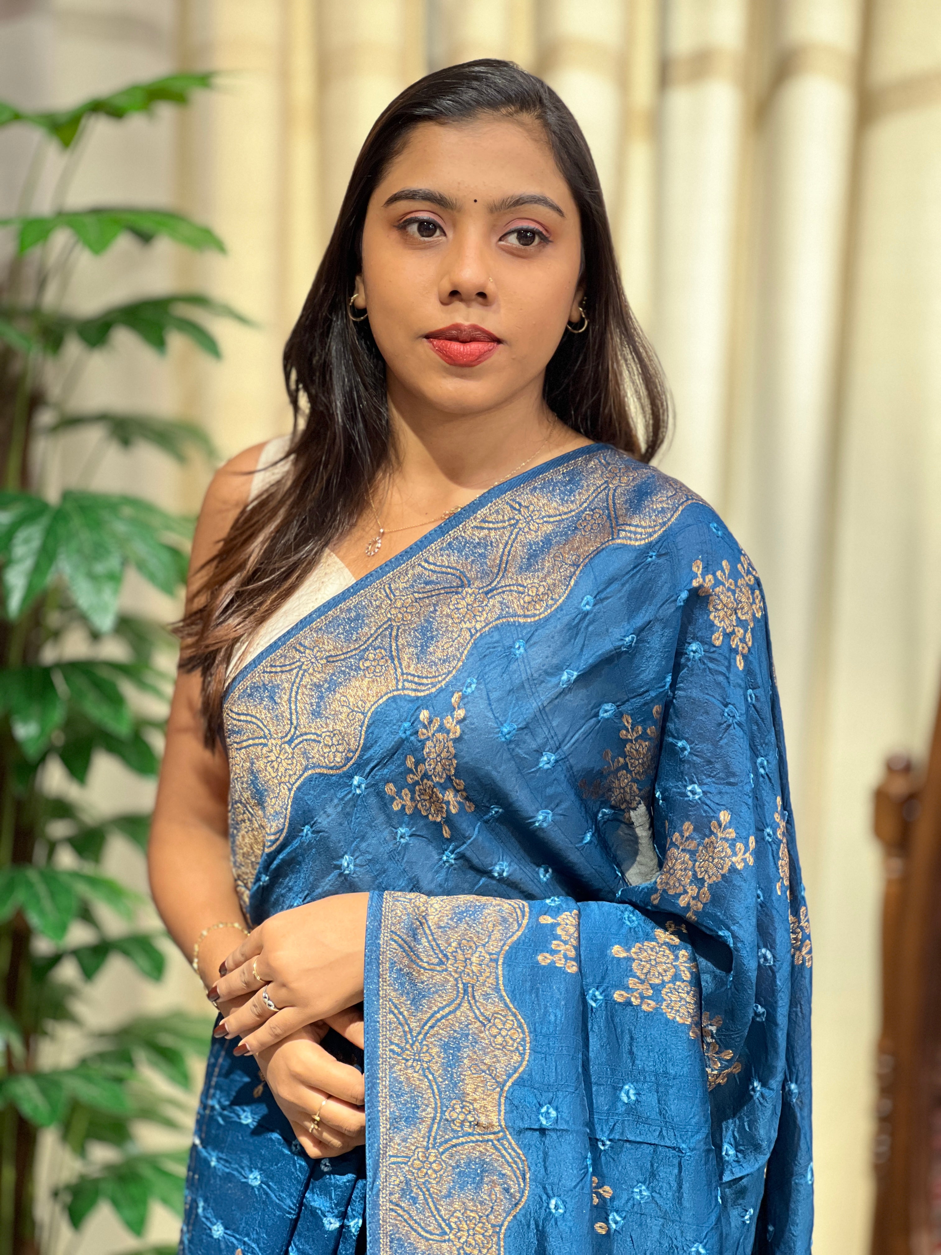 Banarasi Woven Semi Tussar Saree | YNG1211