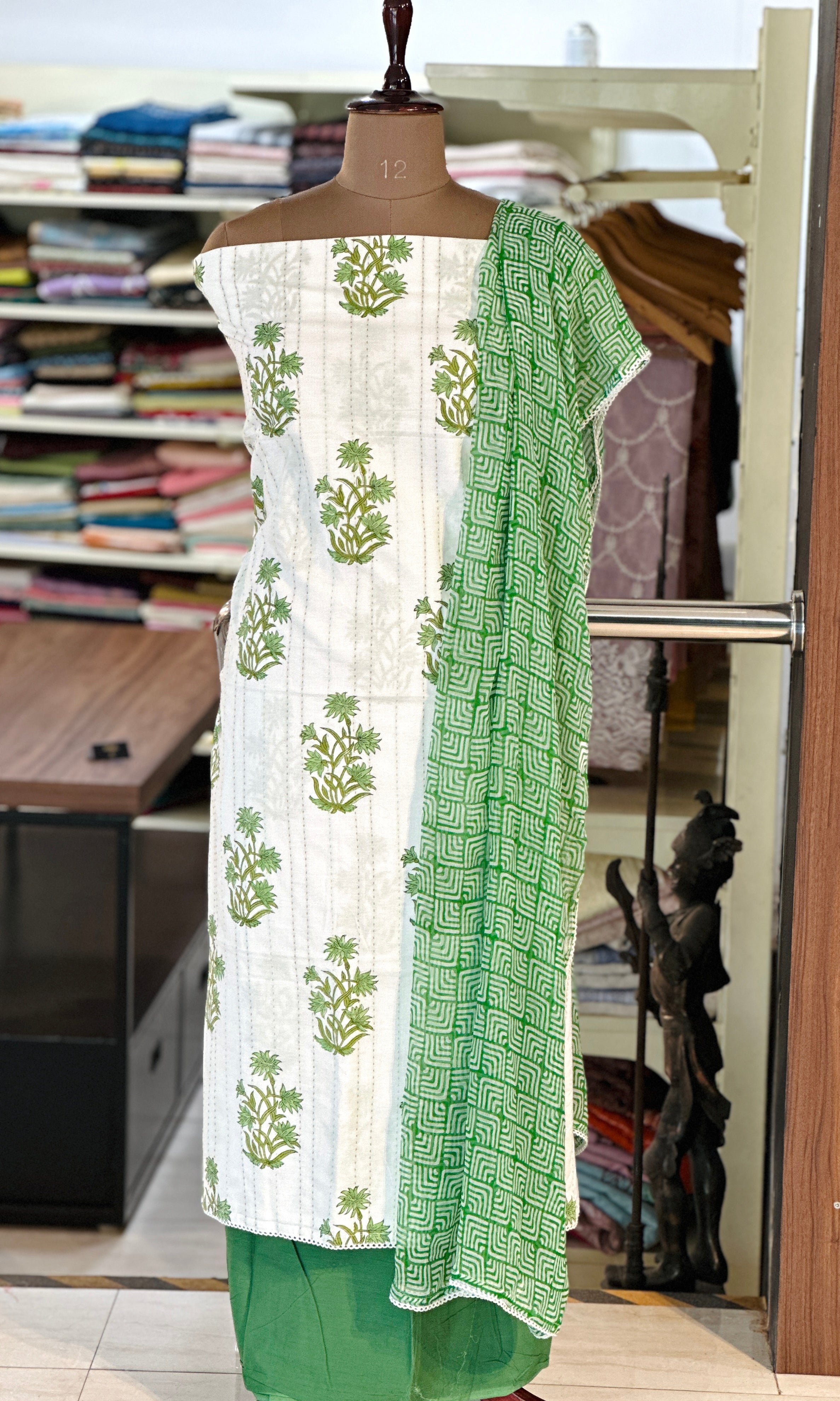 Block Printed Cotton Salwar Set | SSC114