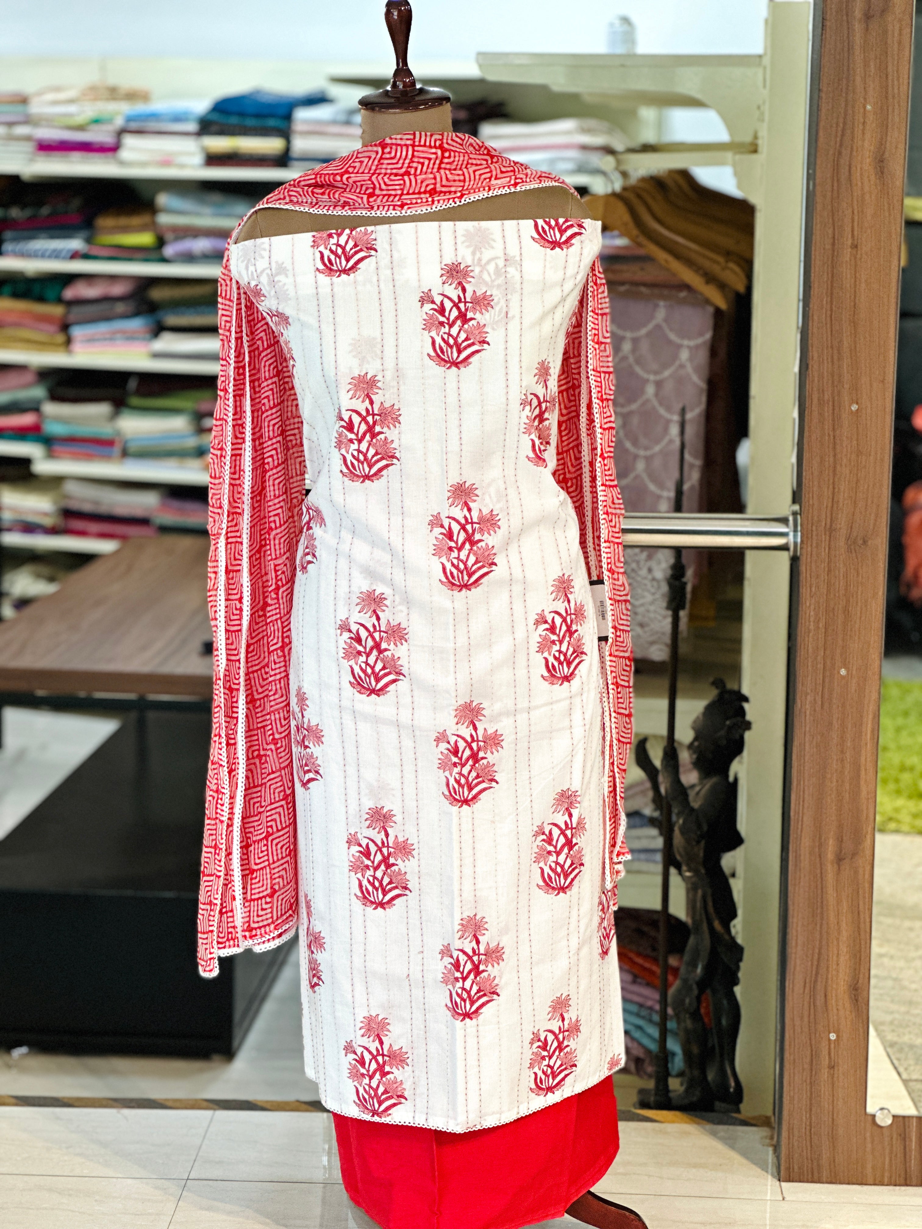 Block Printed Cotton Salwar Set | SSC113