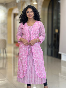 Stripe Patterned Cotton Kurta | SV276