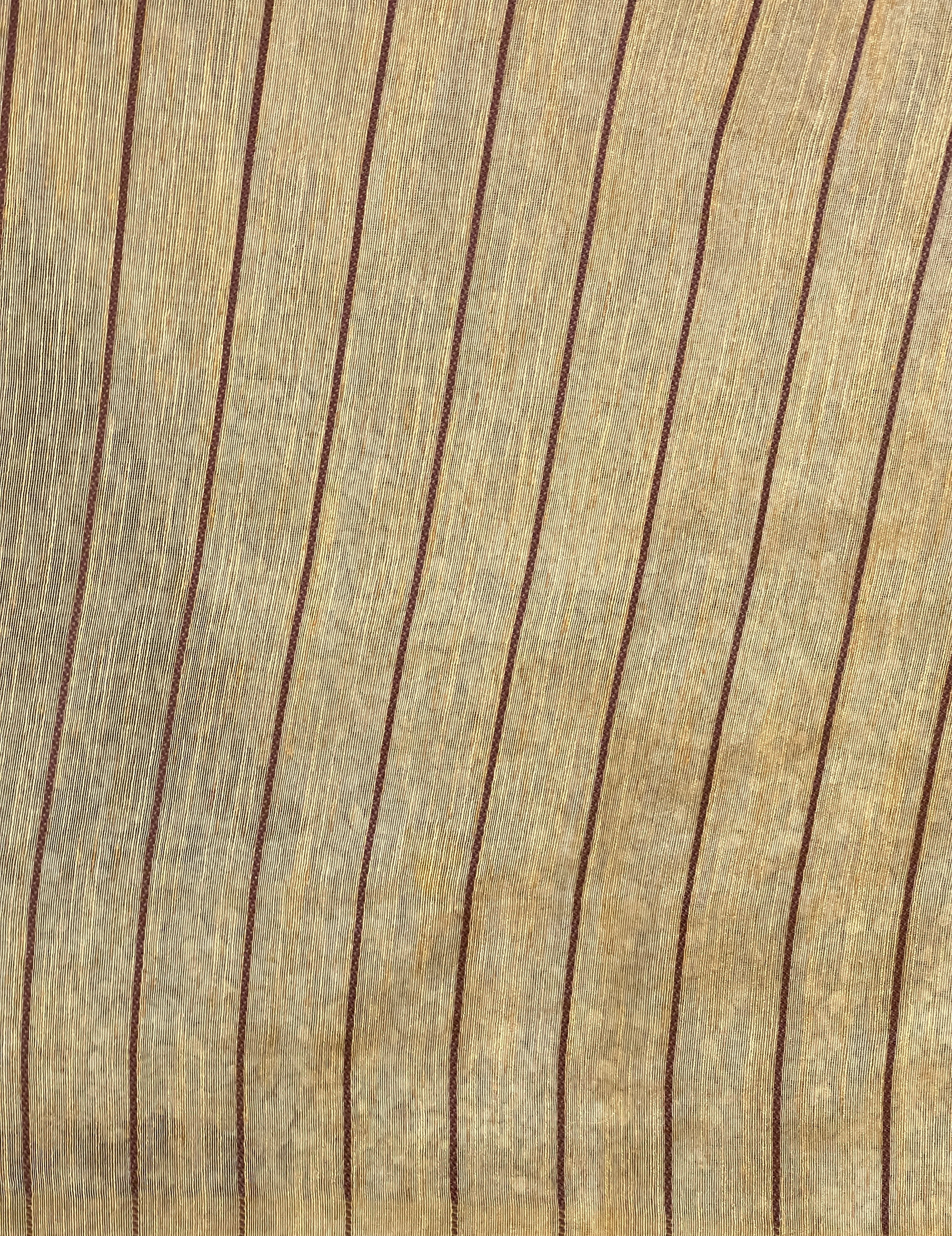 Thread Woven Jute Finish Saree | YNG996