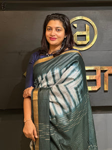Shibori Patterned Silky Kota Saree | SK425