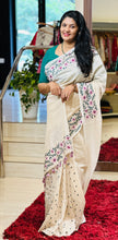 Floral Embroidery Detailed Tissue Chanderi Saree | DN829
