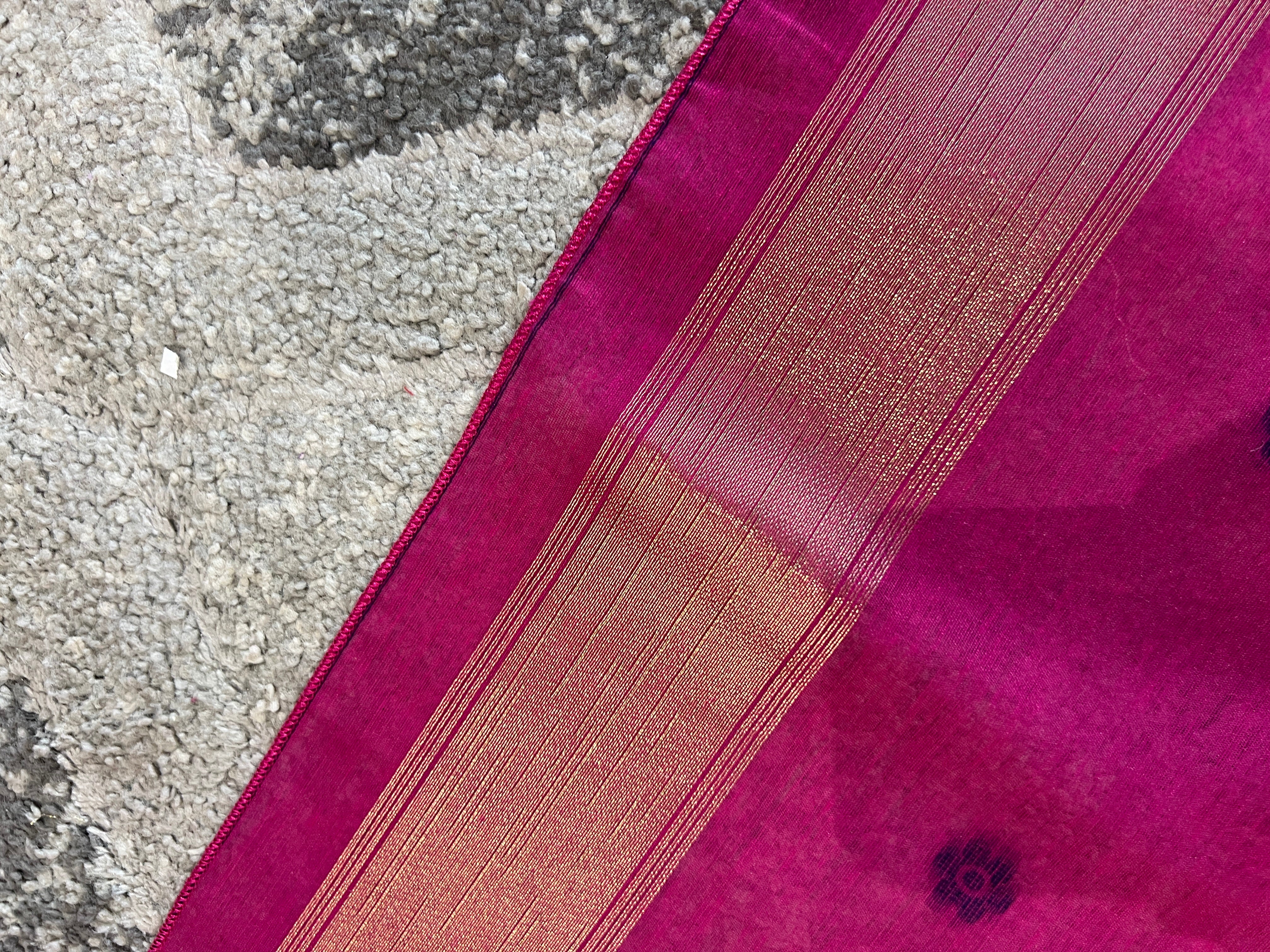 Traditional Jamdani Weaving Cotton Saree  | GMS236
