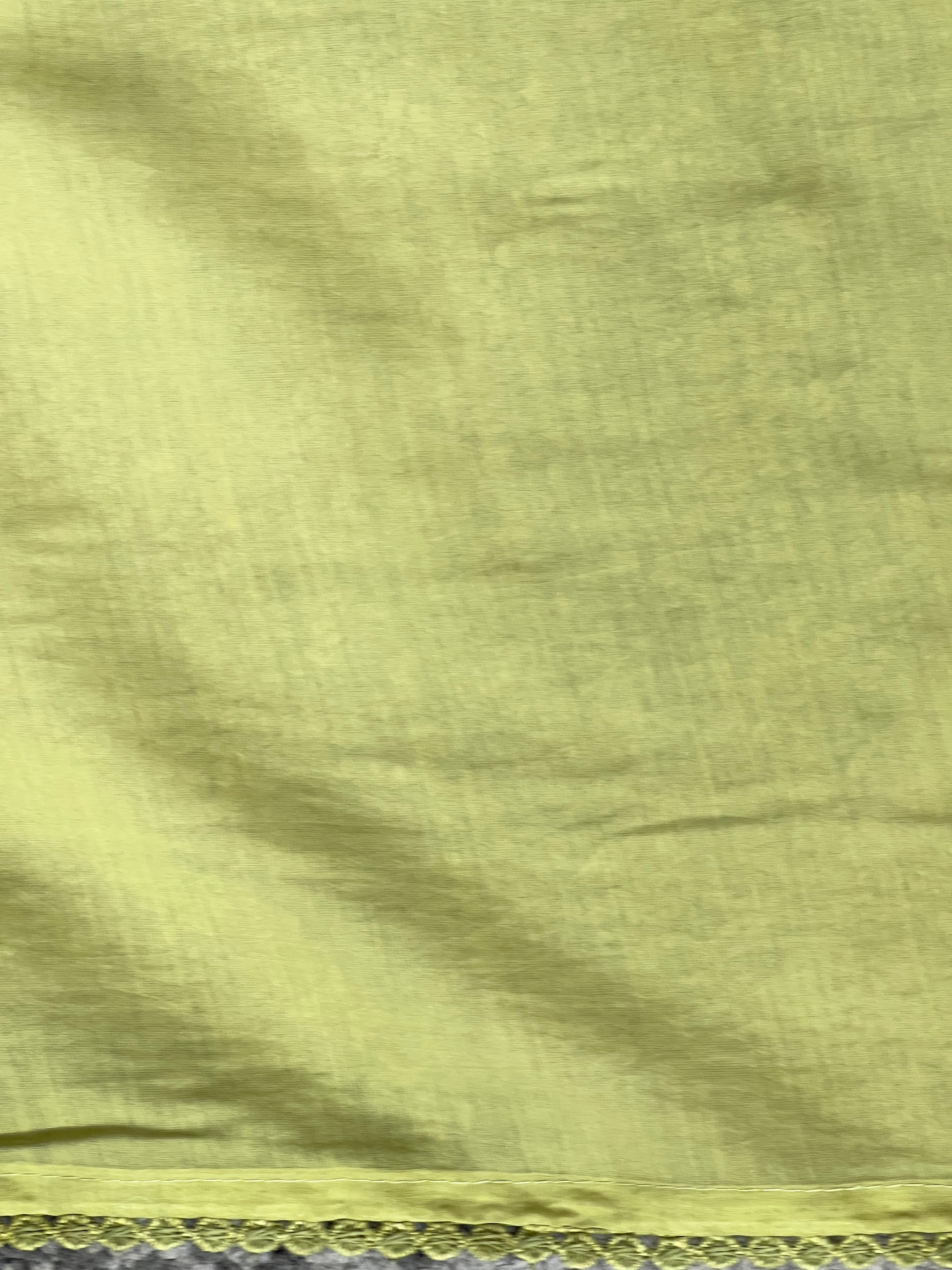 Lucknowi Inspired Embroidered Viscose Organza Saree | BLD2146