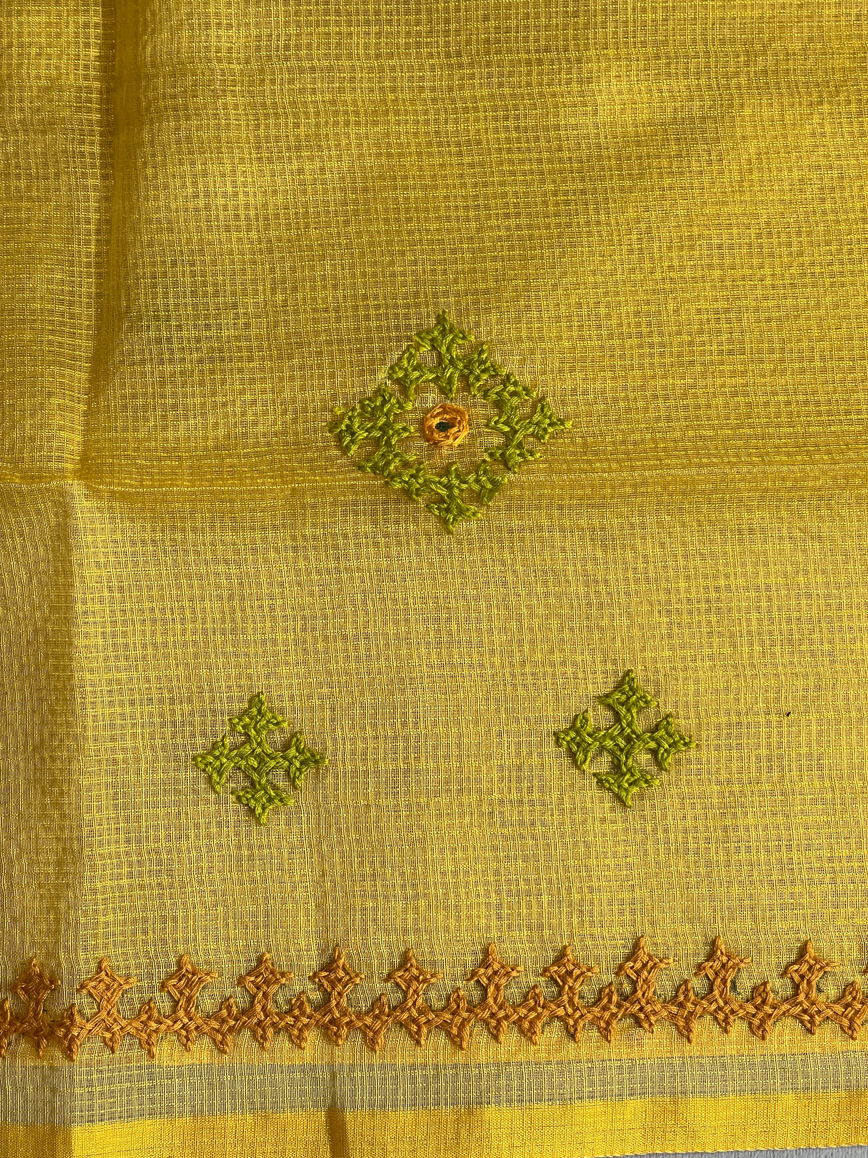 Kutch Work Detailed Kota Saree | JSC491