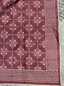 Embroidered Tussar Finish Saree | BLD509