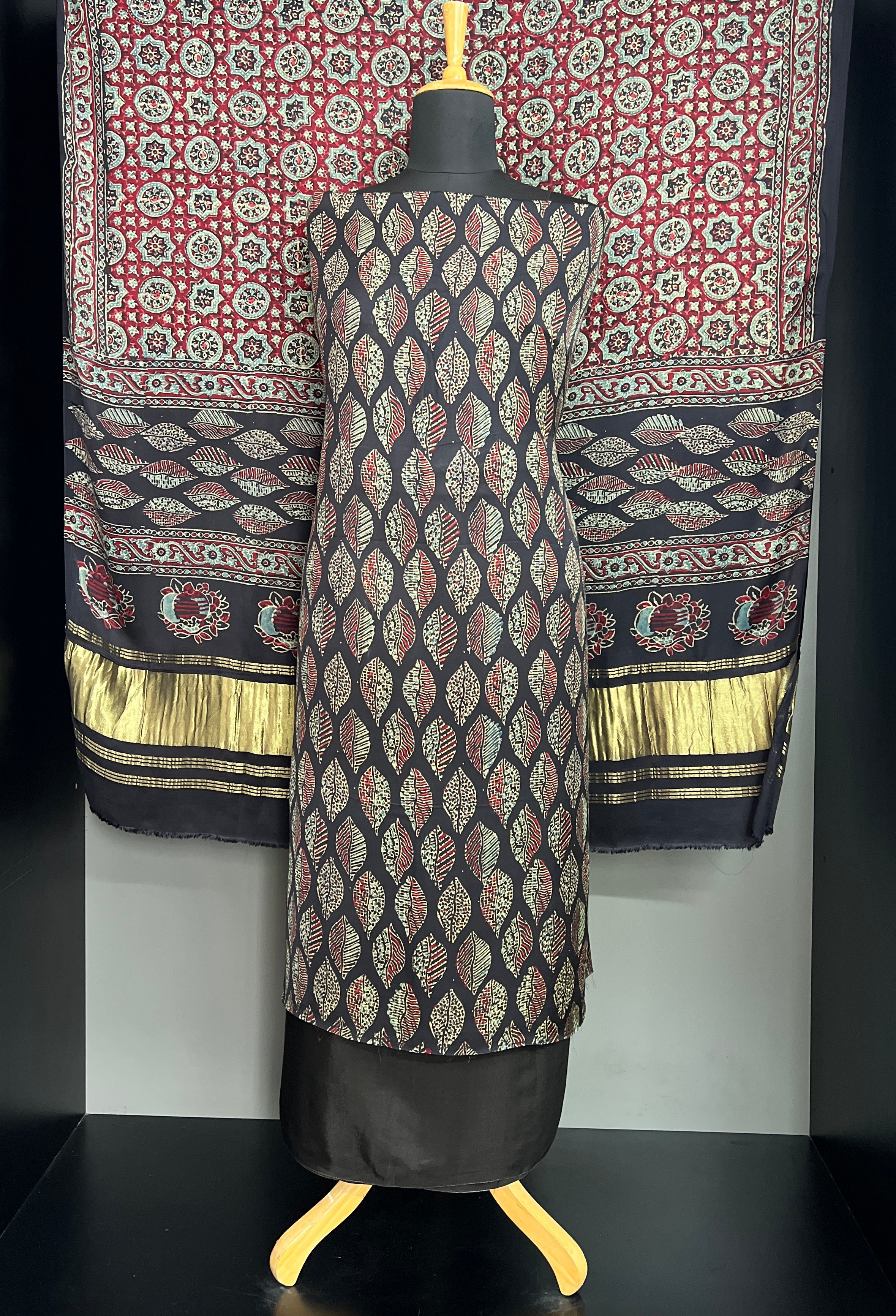 Leaf Printed Design Modal Salwar Set | MF109