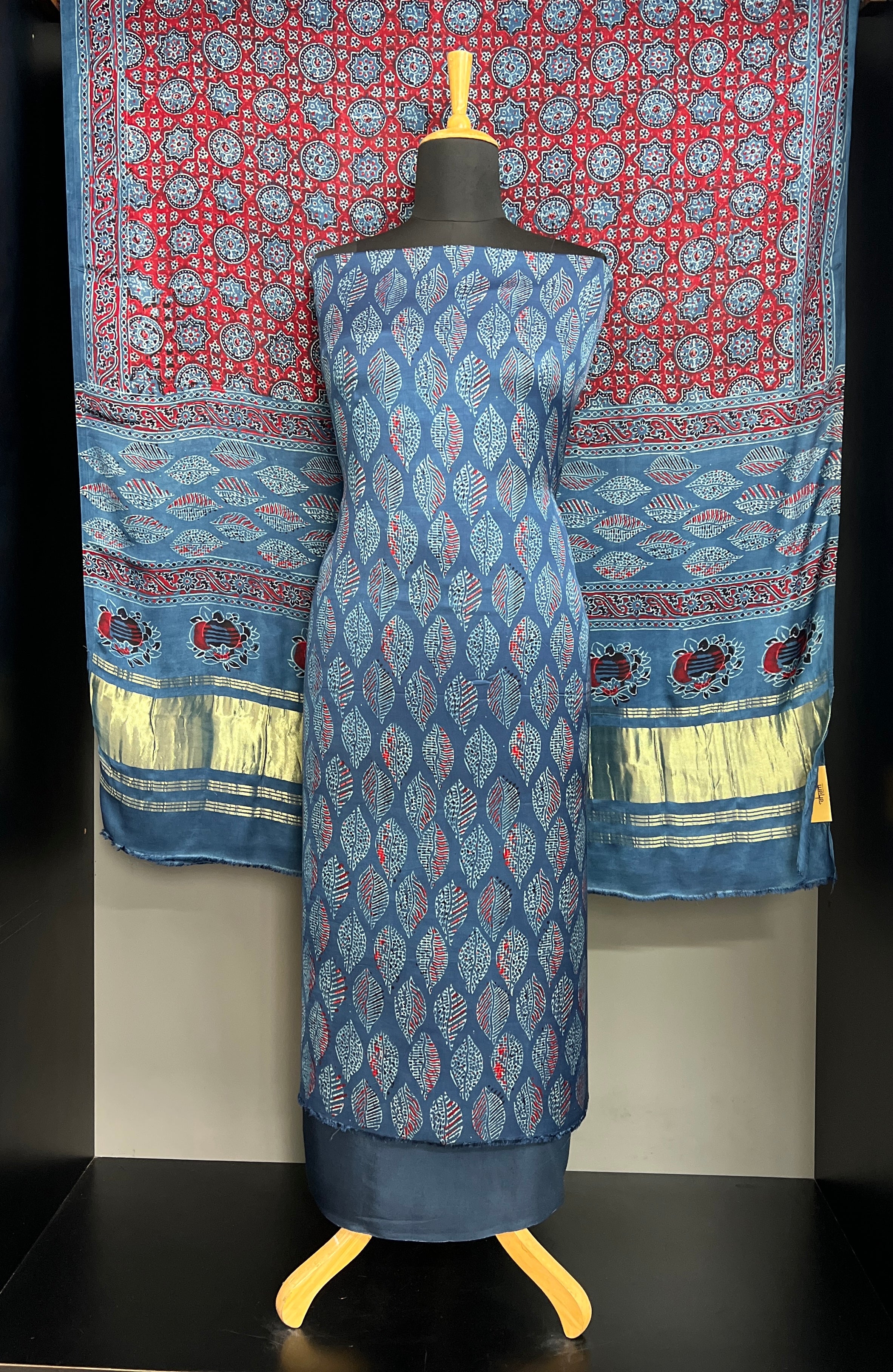 Leaf Printed Design Modal Salwar Set | MF108