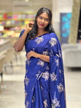 Antique & Silver Zari Weaved Birds Designed Semi Silk Saree | KSS114