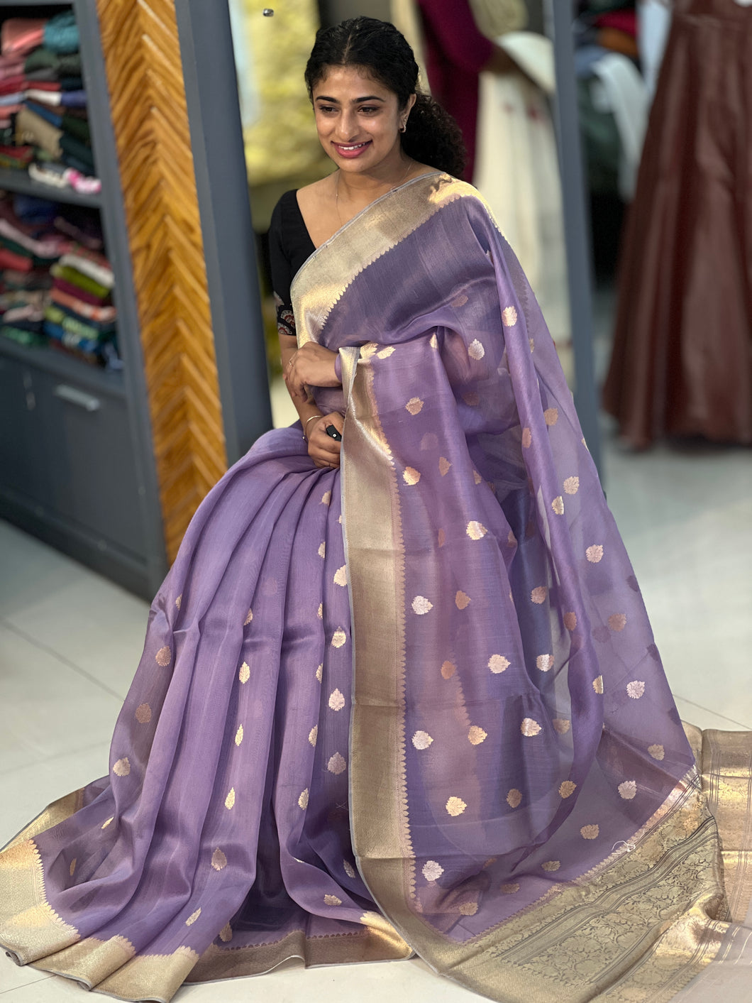 Hand Woven Organza  Saree | BHH124