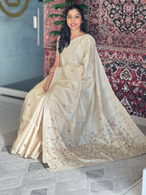 Embroidery With Zari Border Detailed Tussar Saree | RGD731