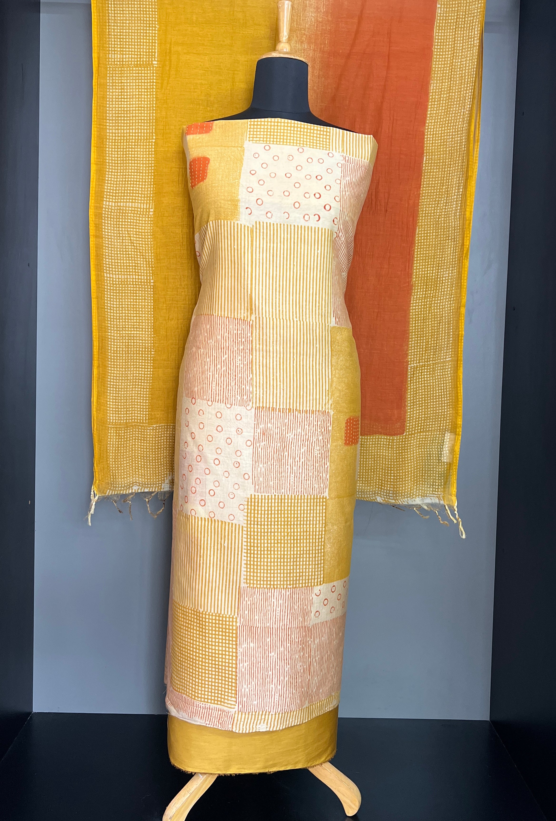 Digital Printed Chanderi Salwar Set | YNG1567