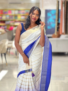 Double Shaded Semi Silk Saree | HT181