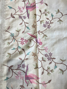 Embroidery With Zari Border Detailed Tussar Saree | RGD731