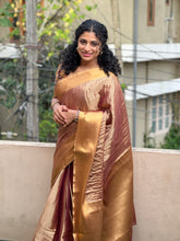 Zari Weaved Tissue Organza Saree | NN126