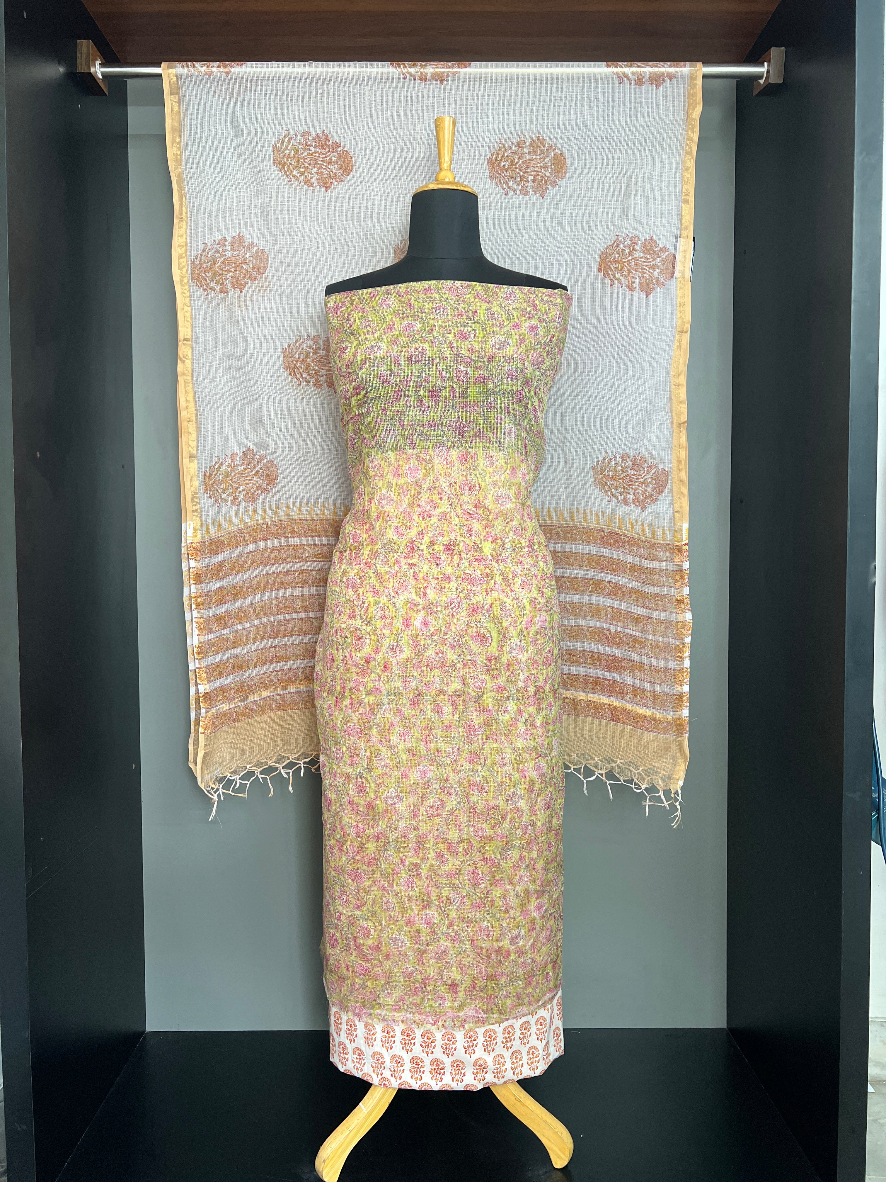 Printed Pattern Silky Kota Salwar Set | MF227