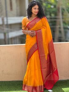 Zari Weaved Warm Silk Saree | NN105