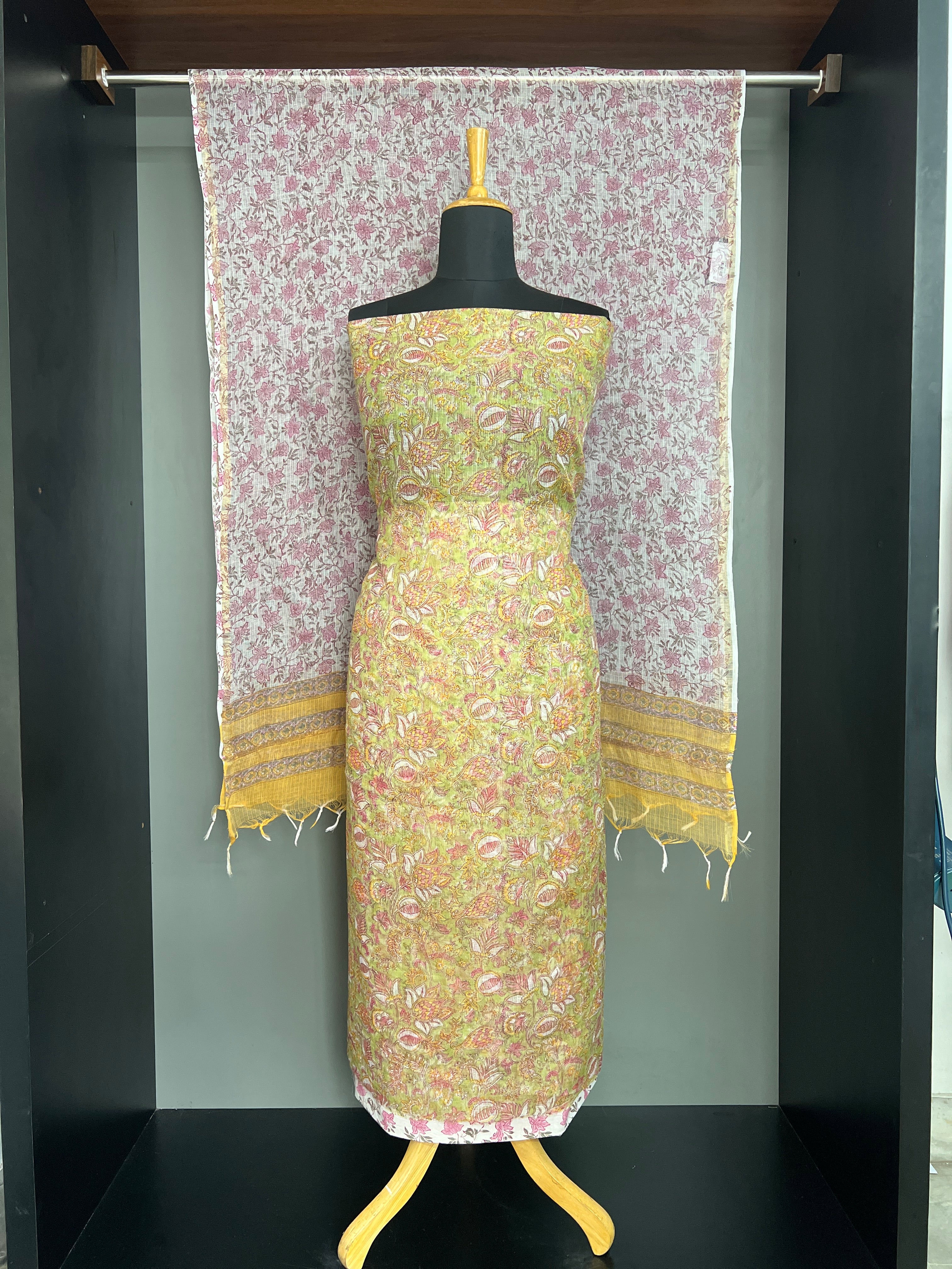 Printed Pattern Silky Kota Salwar Set | MF226