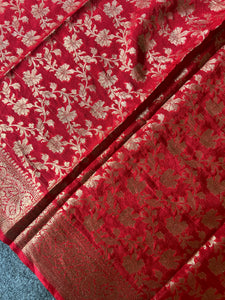 Zari Weaved Warm Silk Saree | NN105