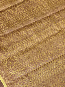 Banarasi Weaving Border Muga Tussar Saree | NLM118