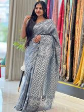 Printed Tussar Finish Saree | US239