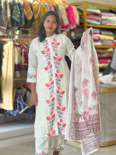 Floral Digital Printed Chanderi Finish Kurta Set | FW338