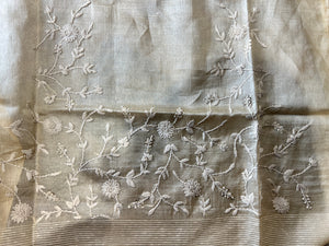 Hand Embroidered Pure Tussar Saree | RGD704