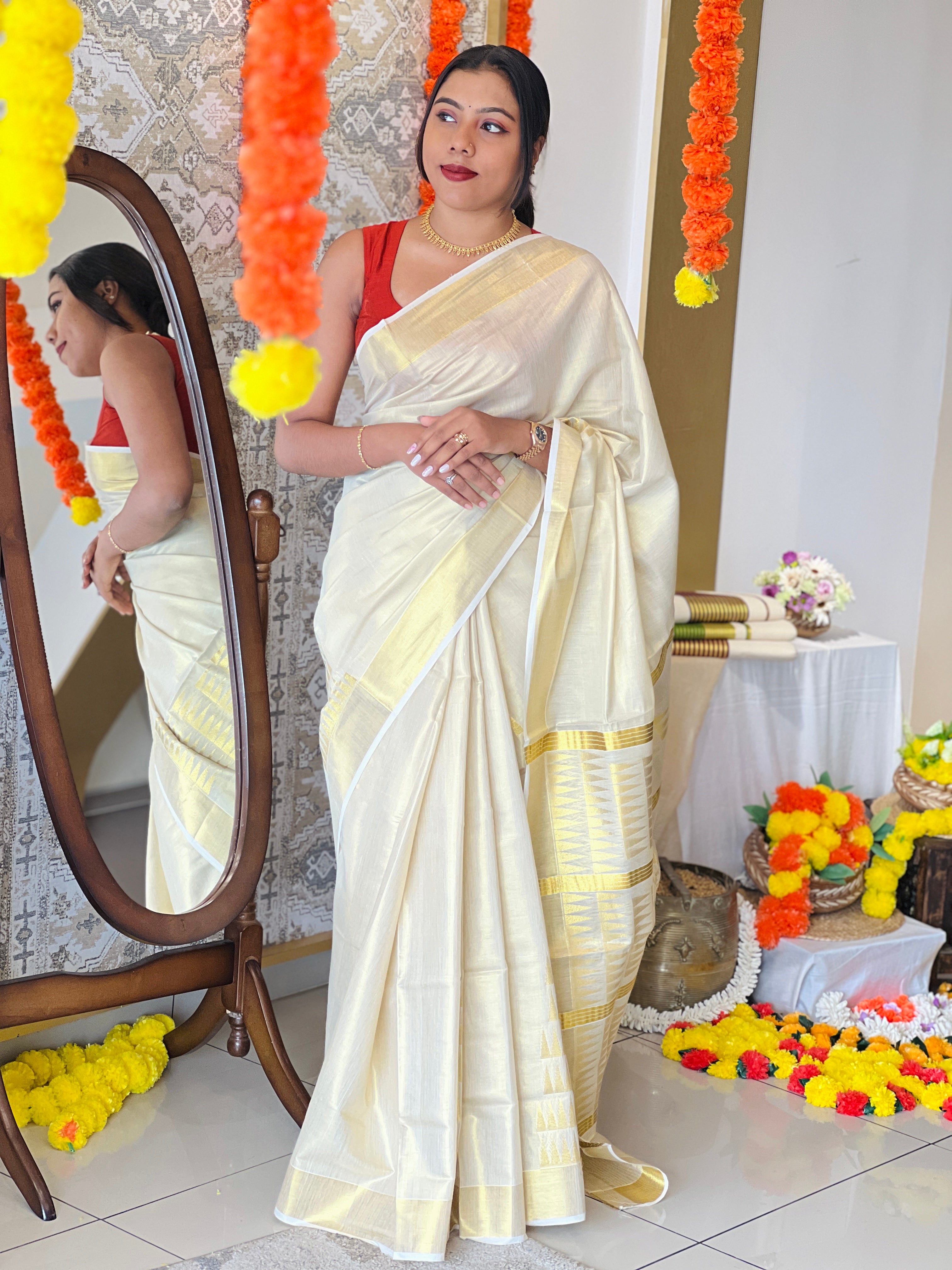 Traditional Tissue Woven Saree | RLF154