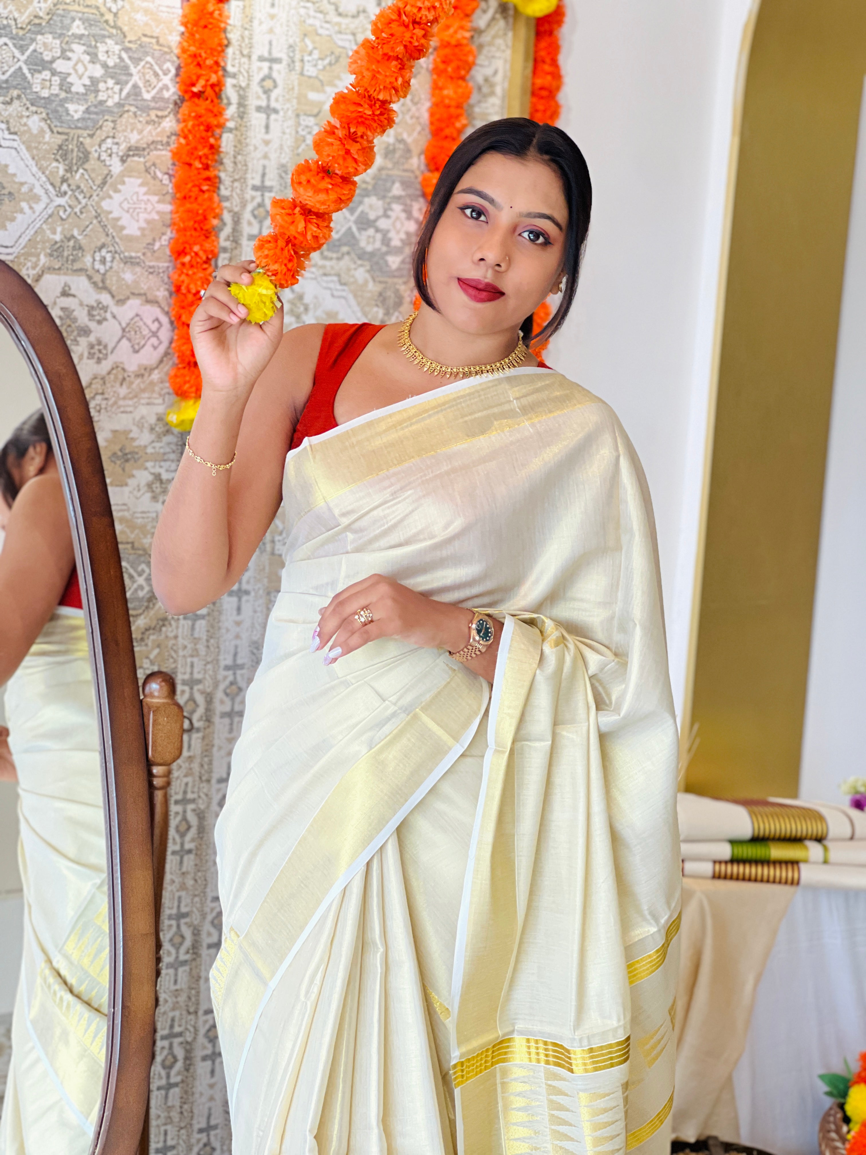 Traditional Tissue Woven Saree | RLF154