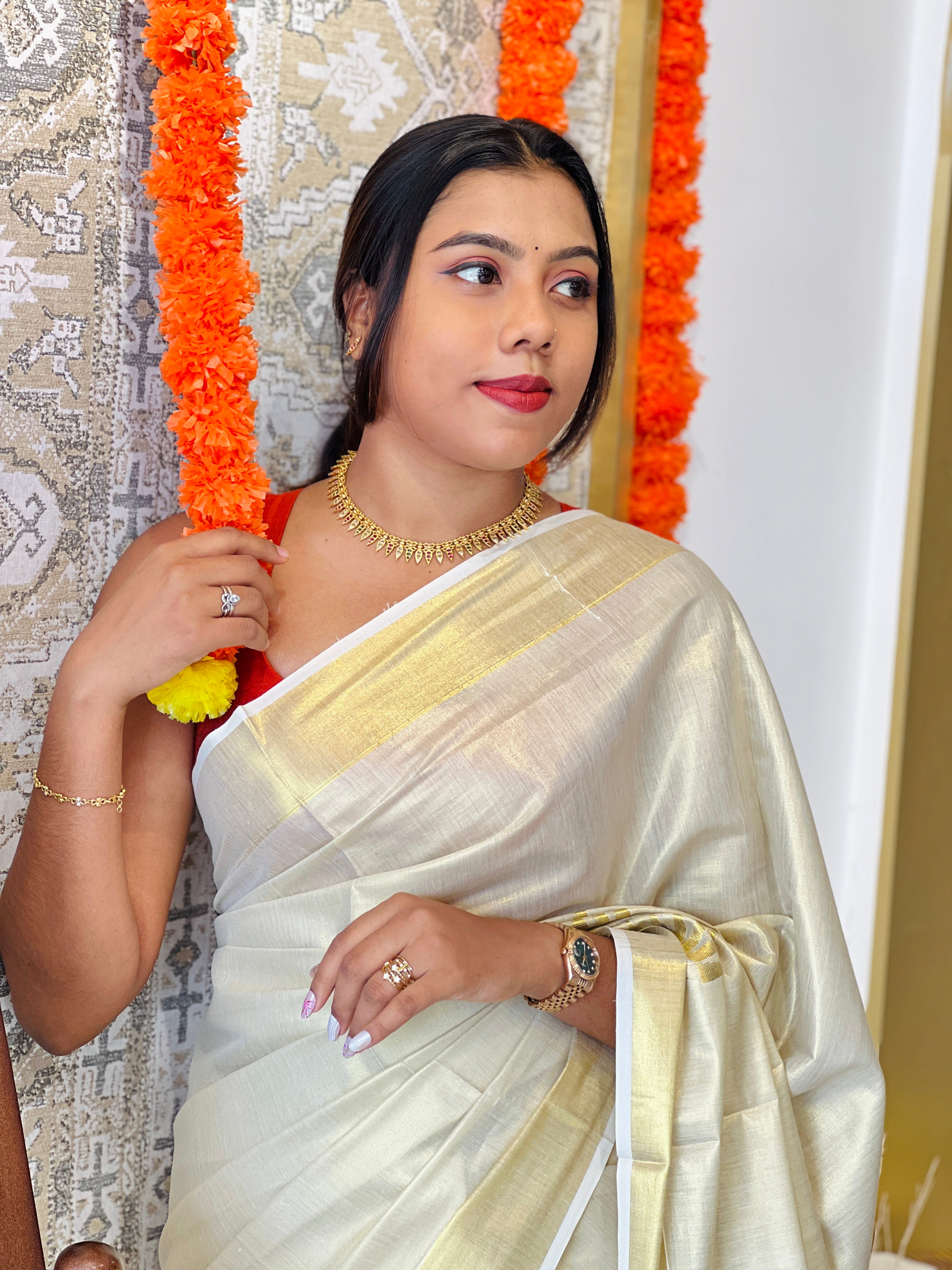 Traditional Tissue Woven Saree | RLF154