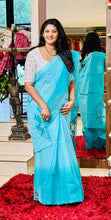 Twine Cut Work With Floral Embroidery Detailed Organdy Saree | TC419