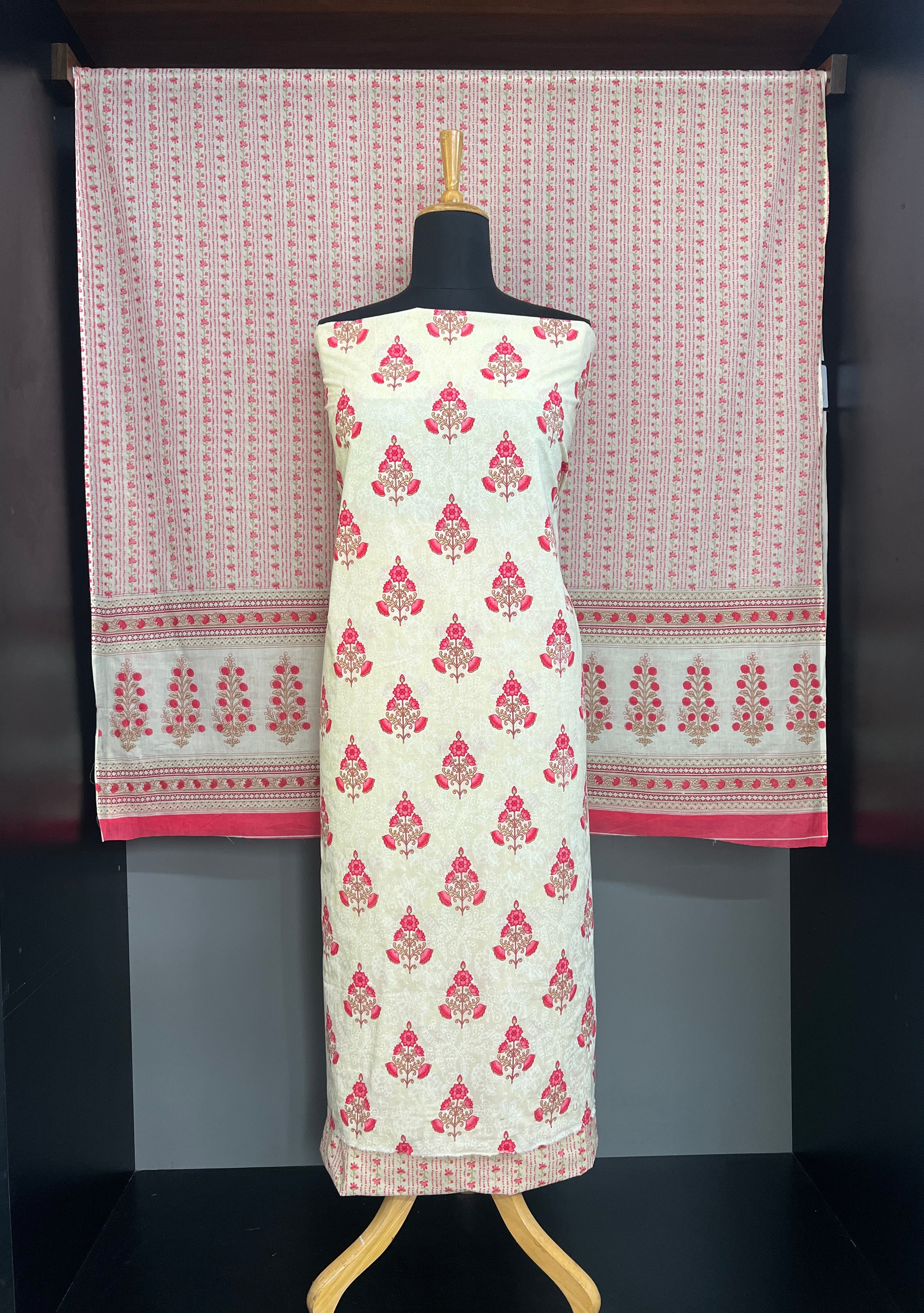 Digital Printed Pattern Cotton Salwar Set | MF224