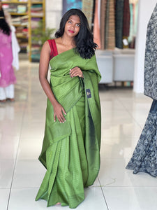 Zari Weaved Semi Silk Saree | KAC231