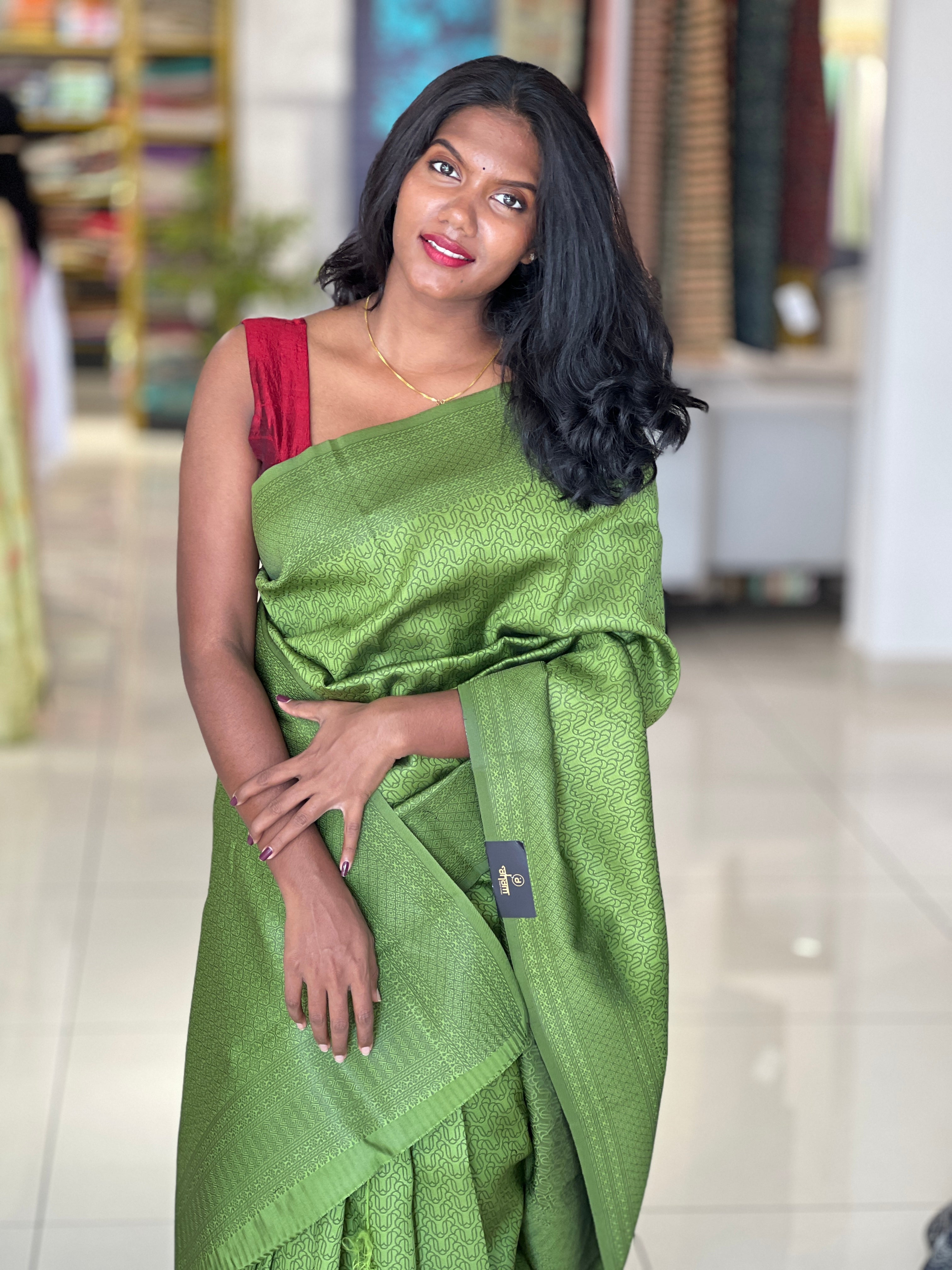 Zari Weaved Semi Silk Saree | KAC231