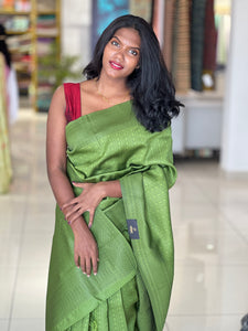 Zari Weaved Semi Silk Saree | KAC231