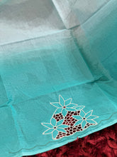 Twine Cut Work With Floral Embroidery Detailed Organdy Saree | TC420