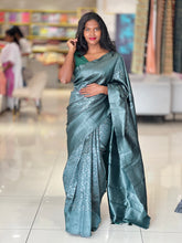 Zari Weaved Semi Silk Saree | HT143