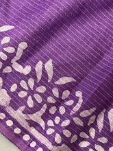 Batik Inspired Printed Tussar Finish Saree | US241