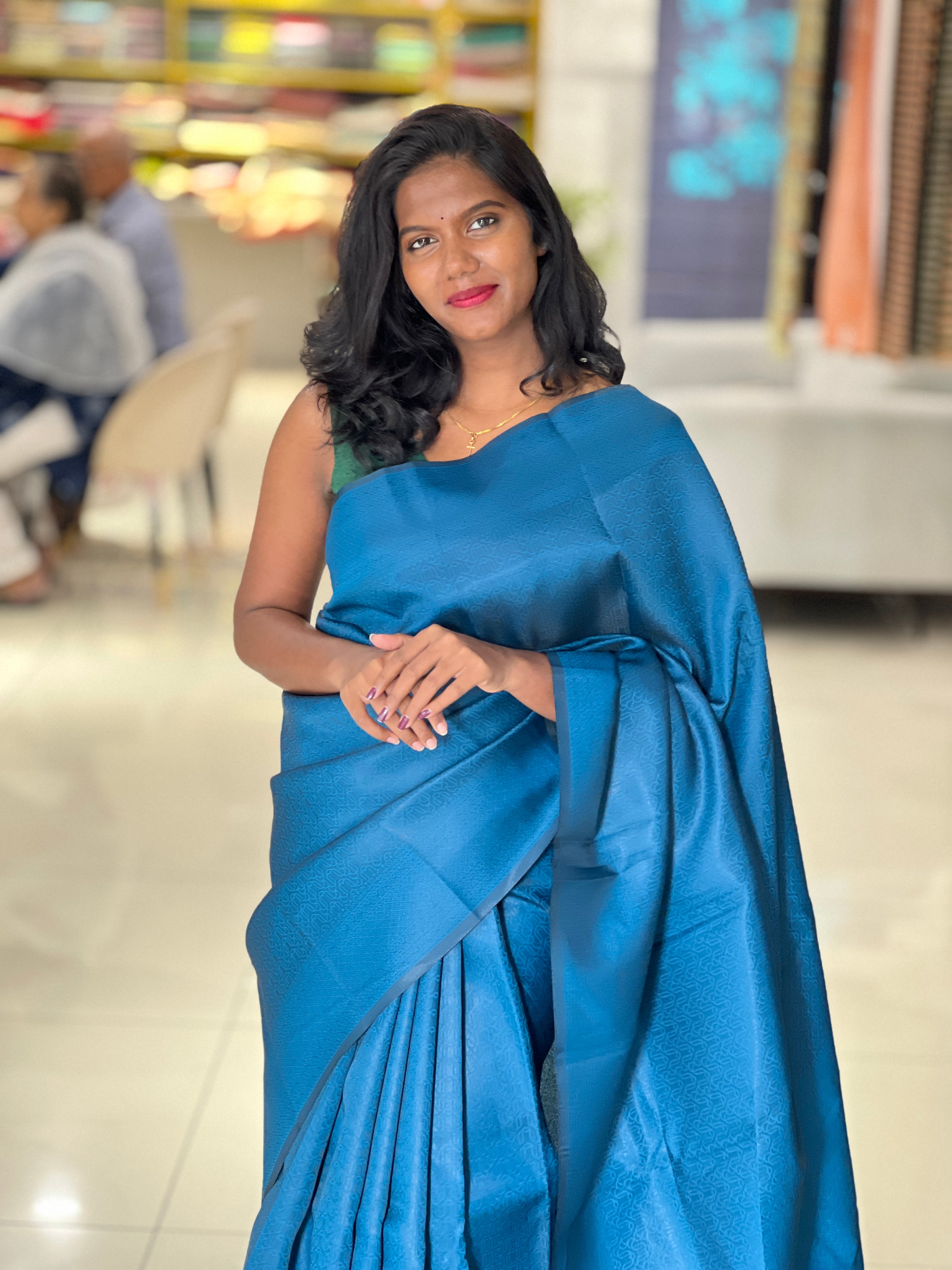 Zari Weaved Semi Silk Saree | KAC229