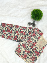 Floral Printed Chanderi Stitched Blouse | DNB106