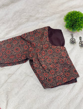Ajrak Printed Cotton Stitched Blouse | DNB110