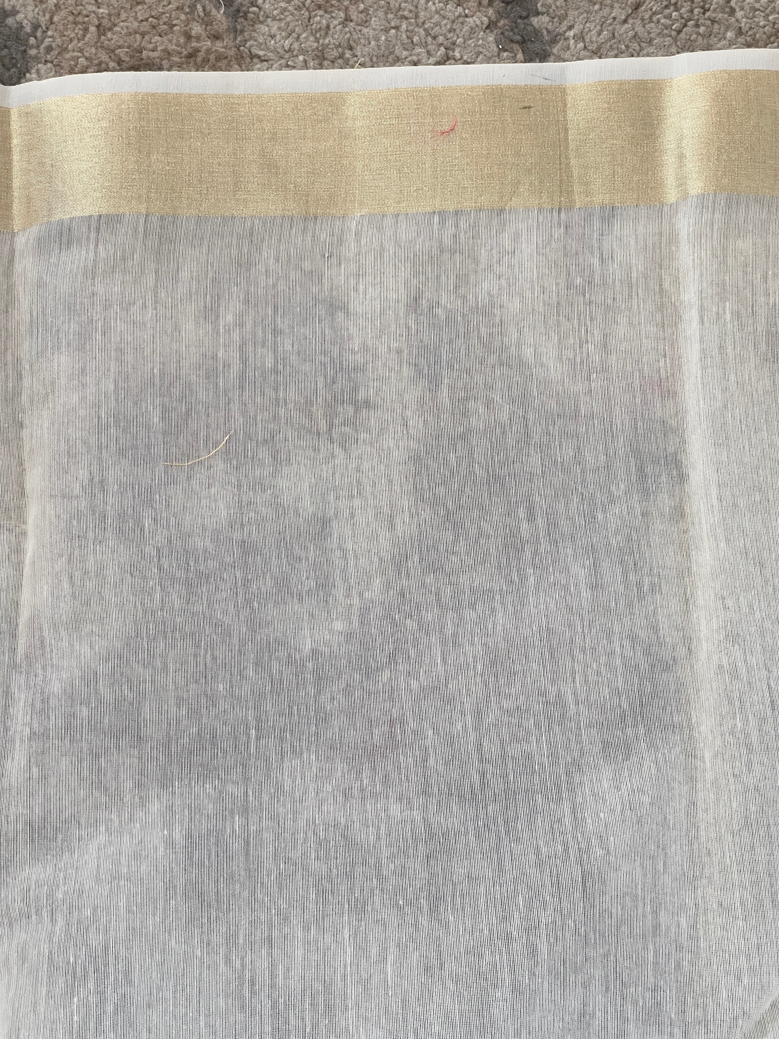 Floral Embroidered Silk Chanderi Saree | MR510