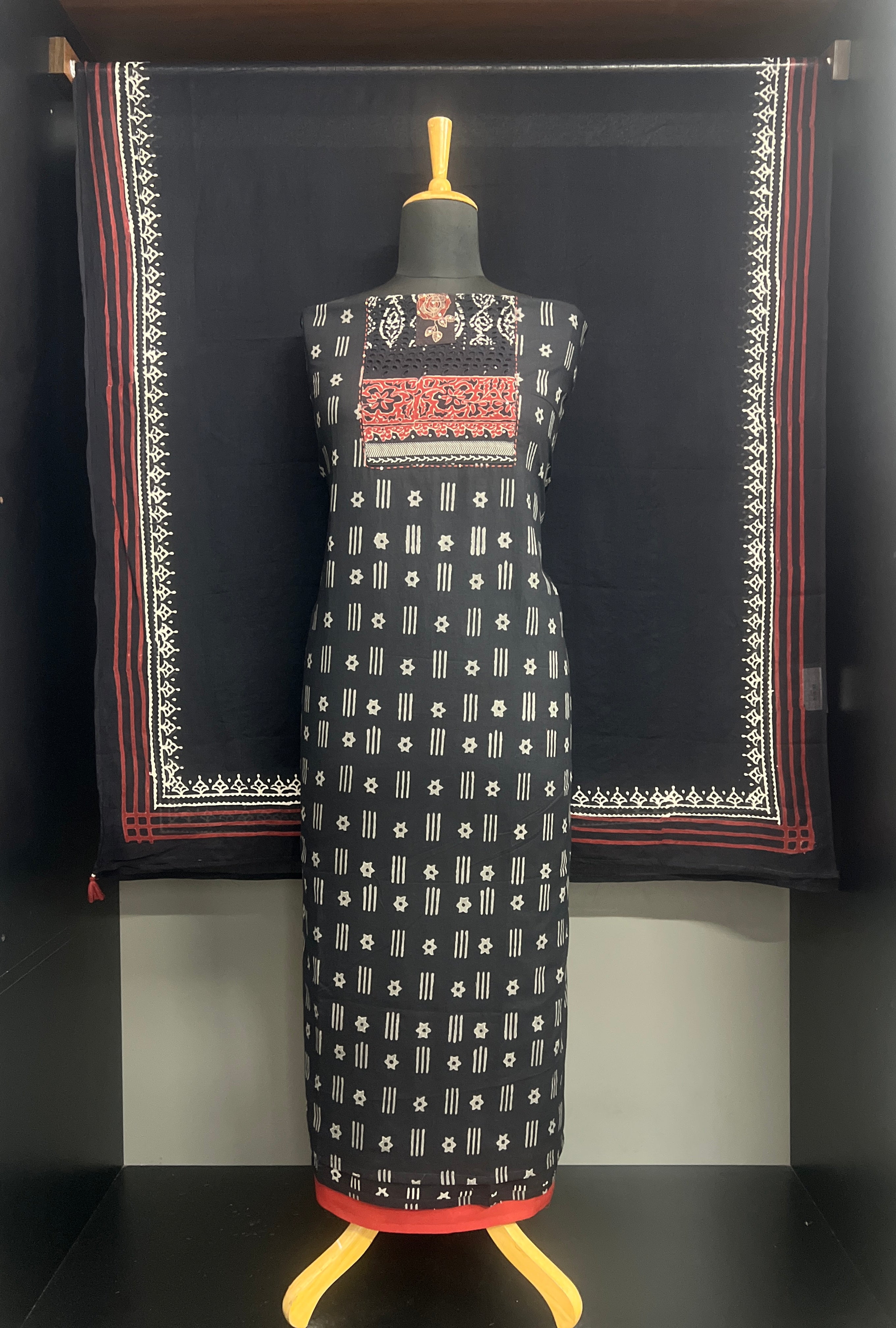 Floral Printed Pattern Cotton Salwar Set | MF289