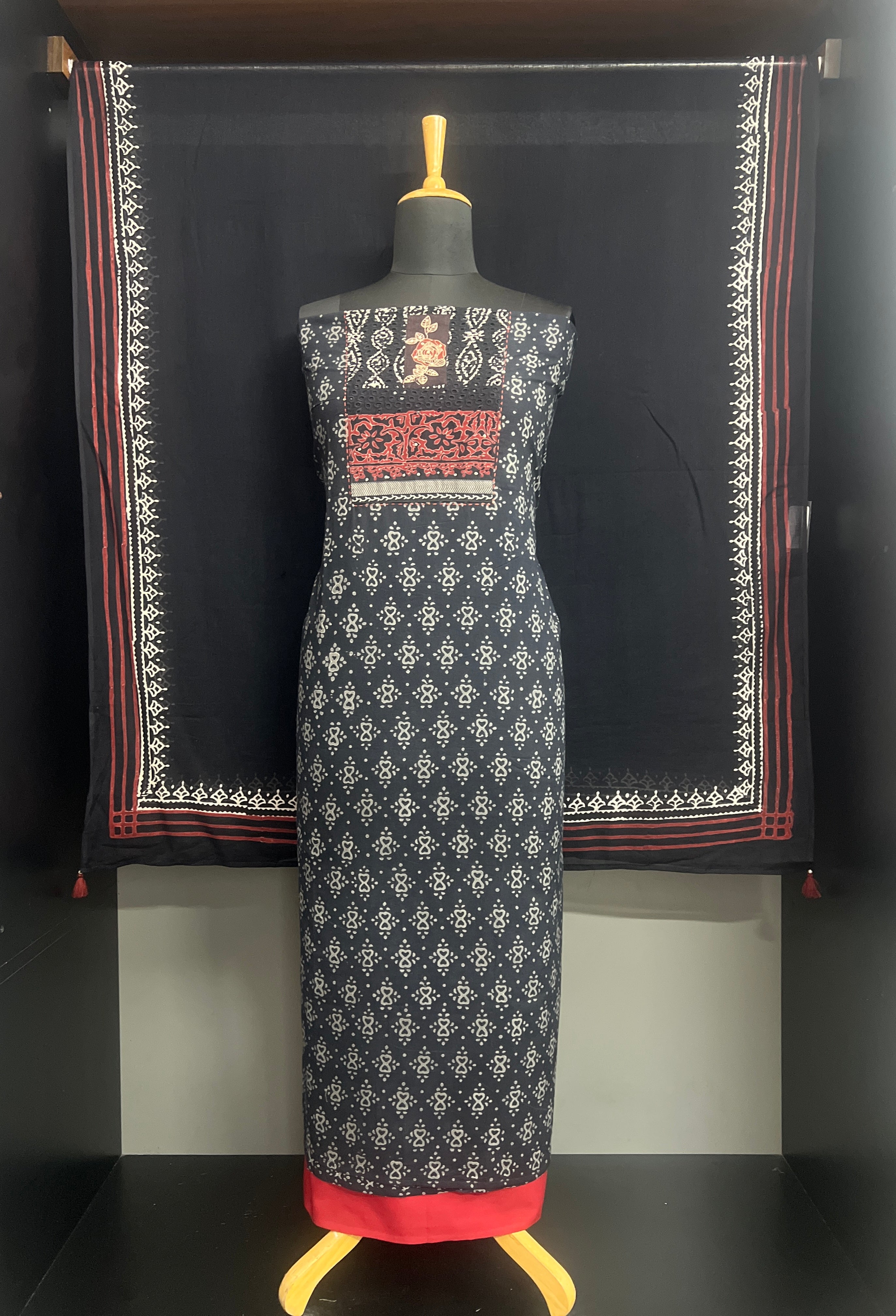 Floral Printed Pattern Cotton Salwar Set | MF294