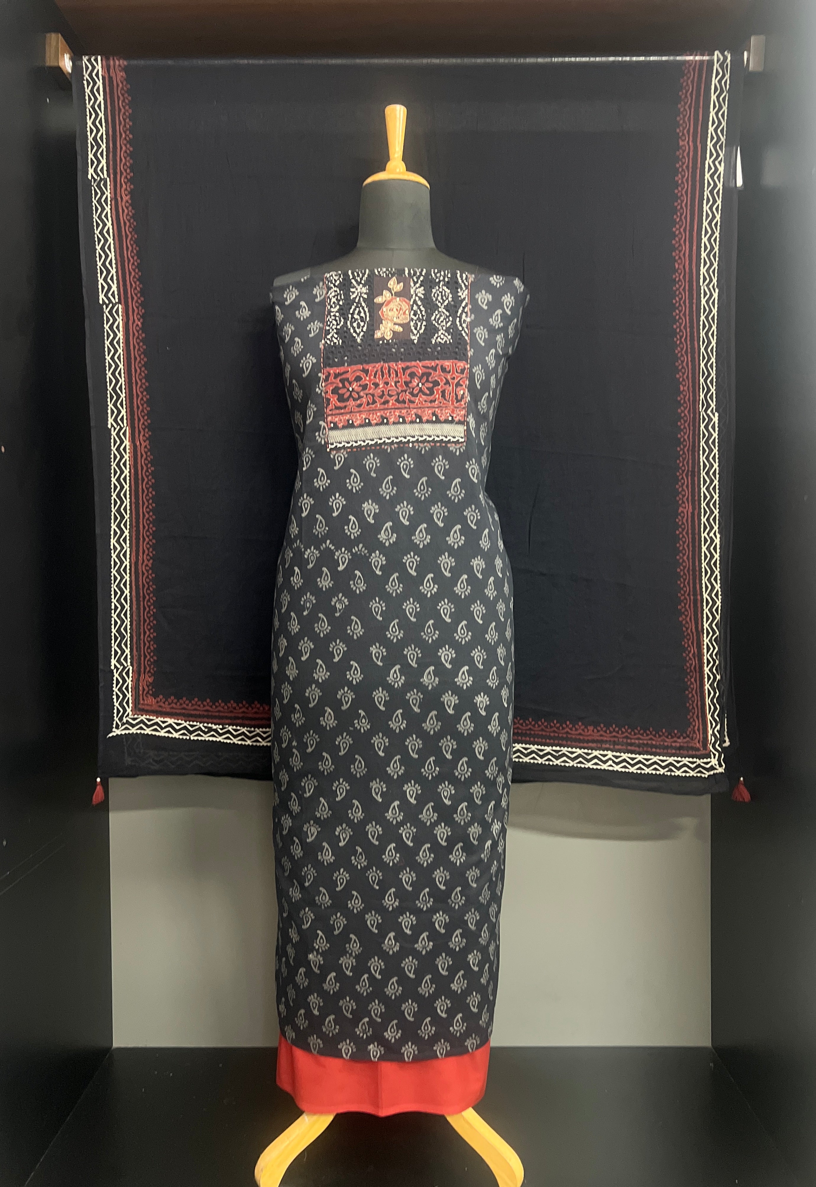Floral Printed Pattern Cotton Salwar Set | MF291