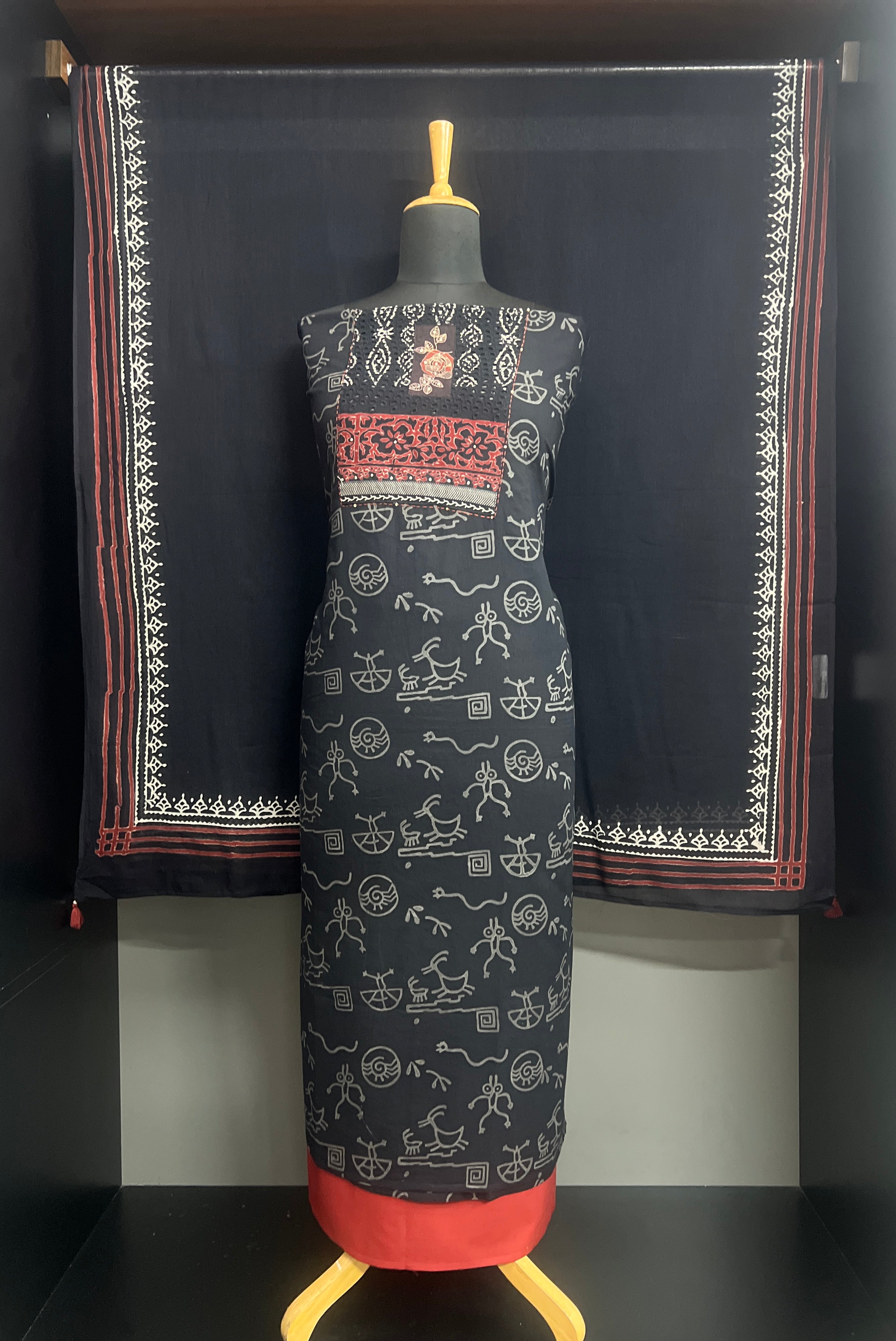 Printed Pattern Cotton Salwar Set | MF295